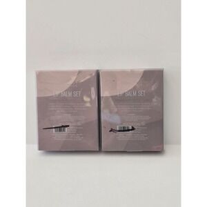 Aromafields White Jasmine Lip Balm Set Shea Butter 0.1oz 2 Packs 4 Tubes Total